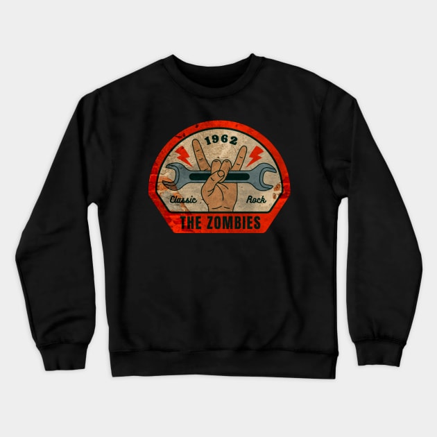 The Zombies // Wrench Crewneck Sweatshirt by OSCAR BANKS ART